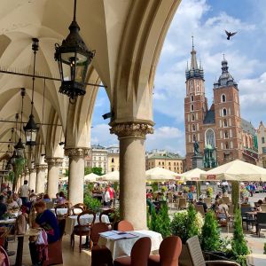 Krakow Market Square, St.Mary's Church