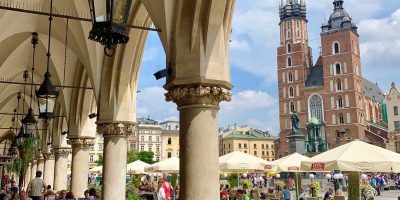 Krakow Market Square, St.Mary's Church